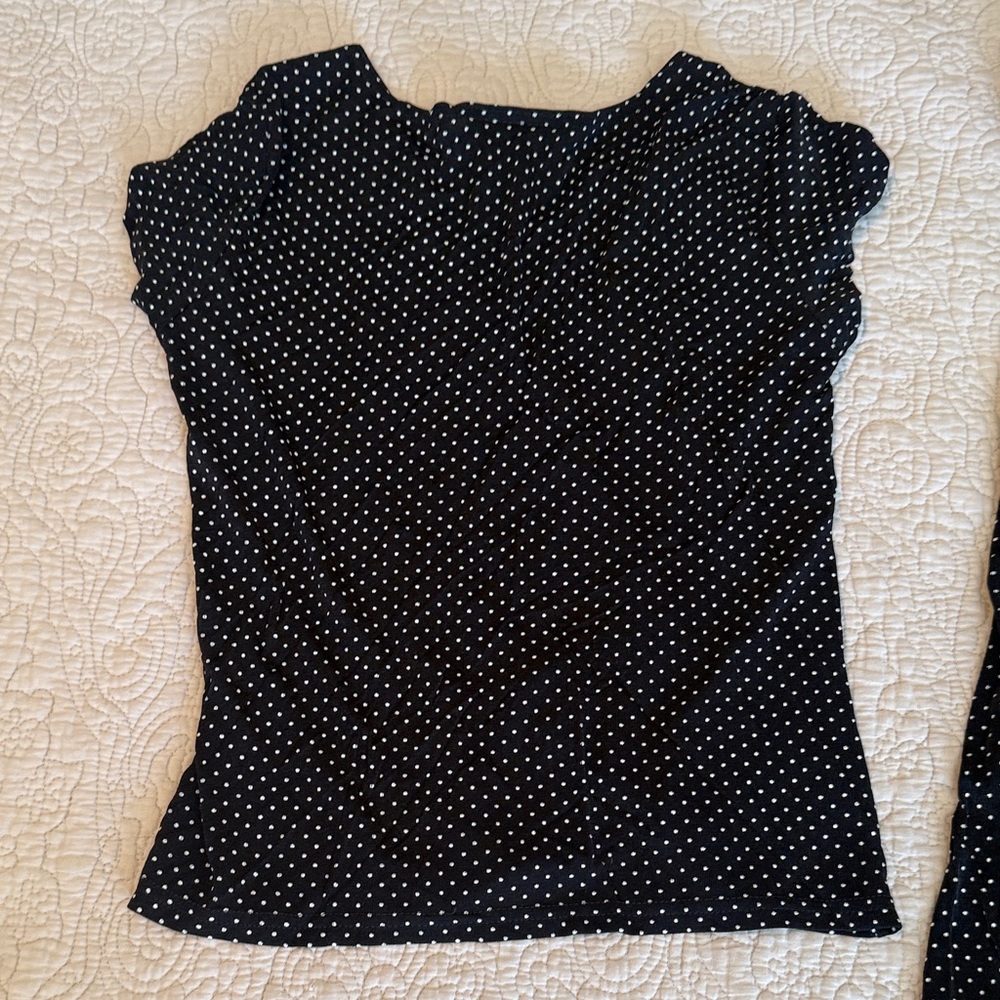 Briggs New York Black and White Polka Dot Apparel - Picture 3 of 4